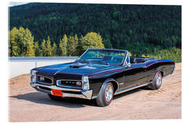 Quadro em acrílico 1966 Pontiac GTO Convertible I