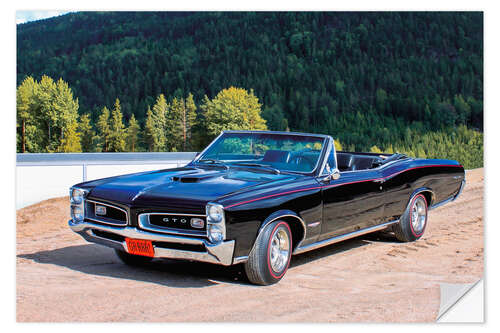 Wall sticker 1966 Pontiac GTO Convertible I
