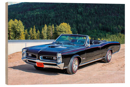 Wood print 1966 Pontiac GTO Convertible I