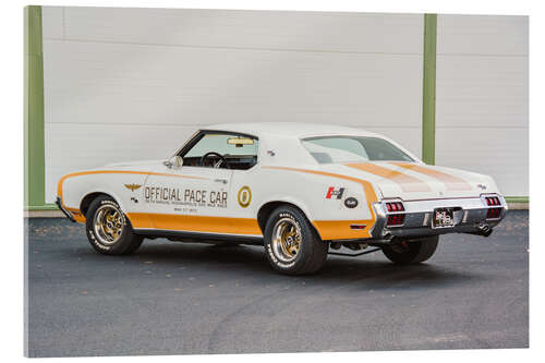 Akrylbilde 1972 Oldsmobile Cutlass Hurst Pace Car Hardtop Coupé II