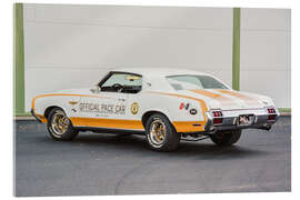 Akrylbilde 1972 Oldsmobile Cutlass Hurst Pace Car Hardtop Coupé II - American Cars 1920 - 2020