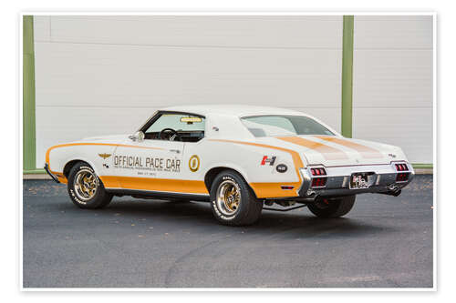 Poster 1972 Oldsmobile Cutlass Hurst Pace Car Hardtop Coupé II