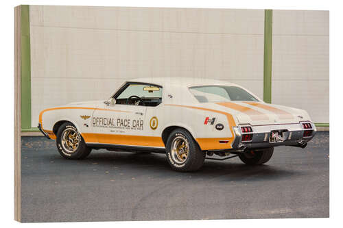 Obraz na drewnie 1972 Oldsmobile Cutlass Hurst Pace Car Hardtop Coupé II