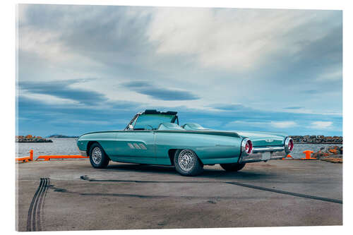 Quadro em acrílico 1963 Ford Thunderbird Sports Roadster Convertible II