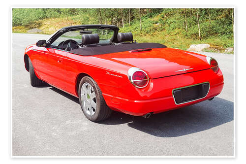 Poster 2002 Ford Thunderbird Convertible II