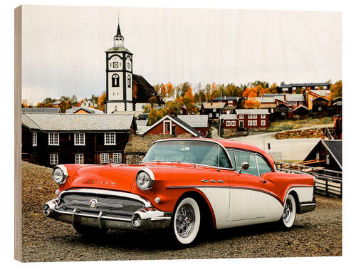 Wood print 1957 Buick Special Hardtop Coupé I