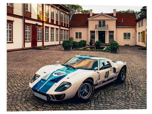 PVC-tavla 1968 Ford GT 40 MK1 Replika Coupé I