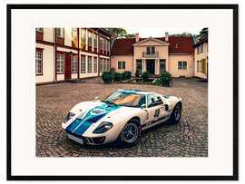 Gerahmter Kunstdruck 1968 Ford GT 40 MK1 Replika Coupé I