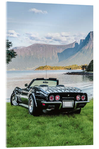 Acrylic print 1971 Chevrolet Corvette C3 Cabrio II