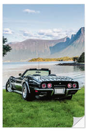 Sticker mural 1971 Chevrolet Corvette C3 Cabrio II