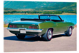 Acrylglasbild 1969 Pontiac Firebird Convertible II - American Cars 1920 - 2020