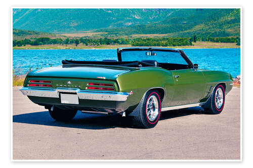 Poster 1969 Pontiac Firebird Convertible II