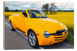 Wood print 2003 Chevrolet SSR Pickup Roaster I - American Cars 1920 - 2020