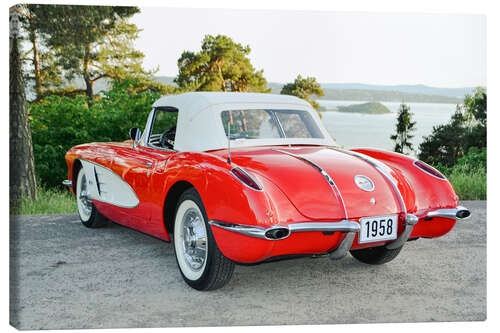 Leinwandbild 1958 Chevrolet Corvette Convertible II
