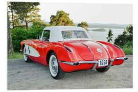 Quadro em PVC 1958 Chevrolet Corvette Convertible II
