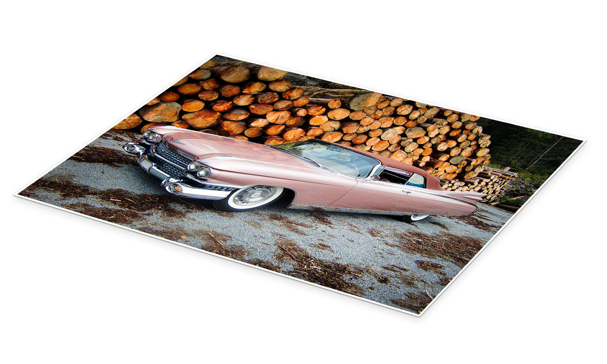 1959 Cadillac Eldorado Biarritz convertible III print by American