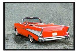 Gerahmter Kunstdruck 1957 Chevrolet Bel Air Convertible II