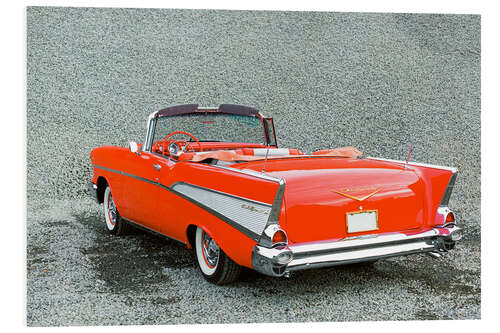 Quadro em PVC 1957 Chevrolet Bel Air Convertible II