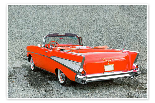 Poster 1957 Chevrolet Bel Air Convertible II