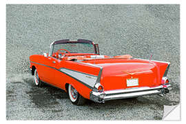 Sticker mural 1957 Chevrolet Bel Air Convertible II