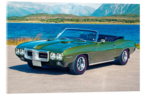Stampa su vetro acrilico 1969 Pontiac Firebird Convertible I