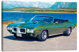 Obraz na płótnie 1969 Pontiac Firebird Convertible I - American Cars 1920 - 2020