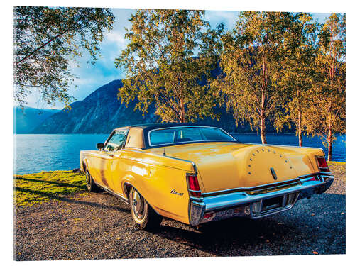 Tableau en verre acrylique 1971 Lincoln Continental Mark III, II