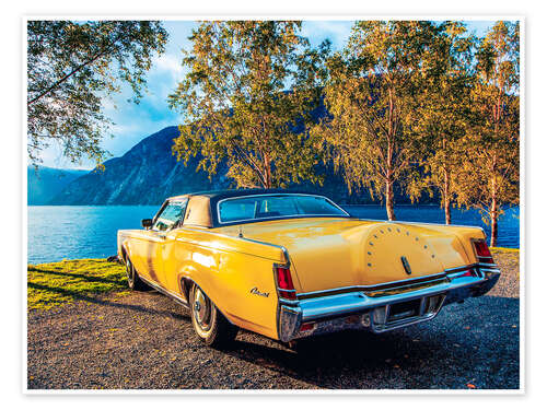 Poster 1971 Lincoln Continental Mark III, II