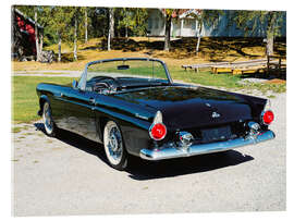 Quadro em acrílico 1955 Ford Thunderbird Convertible II