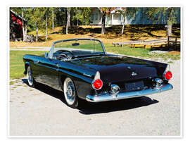 Wall print 1955 Ford Thunderbird Convertible II - American Cars 1920 - 2020