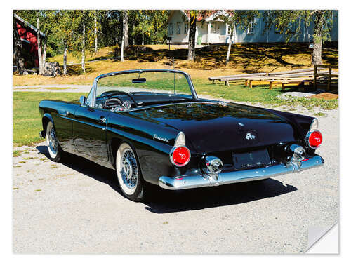 Wall sticker 1955 Ford Thunderbird Convertible II