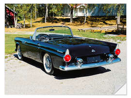 Wall sticker 1955 Ford Thunderbird Convertible II