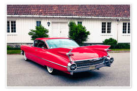 Wall print 1959 Cadillac Series 62 Hardtop Coupé II - American Cars 1920 - 2020