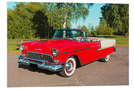 Quadro em PVC 1955 Chevrolet Bel Air Convertible III