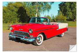 Sticker mural 1955 Chevrolet Bel Air Convertible III