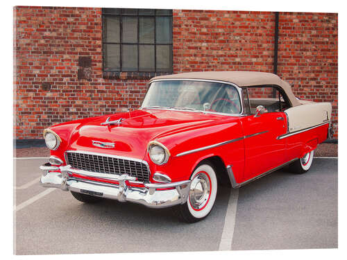 Acrylic print 1955 Chevrolet Bel Air Convertible II