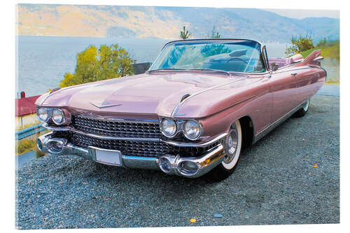 Quadro em acrílico 1959 Cadillac Eldorado Biarritz Convertible V