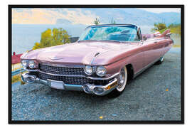Gerahmter Kunstdruck 1959 Cadillac Eldorado Biarritz Convertible V