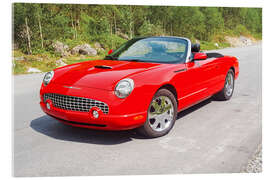 Quadro em acrílico 2002 Ford Thunderbird Convertible I