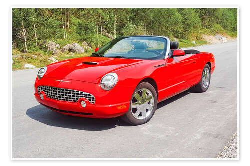 Poster 2002 Ford Thunderbird Convertible I