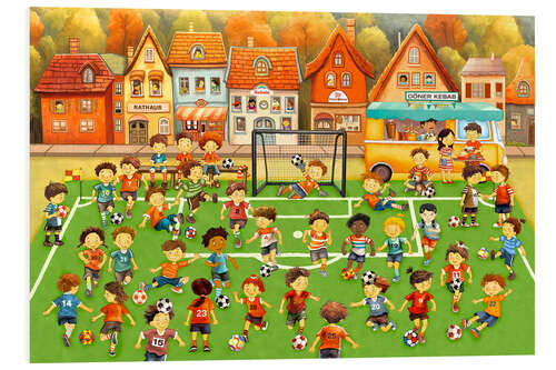 Quadro em PVC We love football