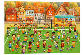 Quadro em PVC We love football - Marion Krätschmer