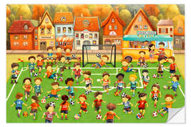 Wandsticker Wir lieben Fußball - Marion Krätschmer