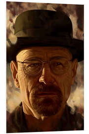 Hartschaumbild Walter White