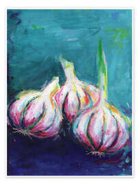 Wall print Garlic - Dawn Underwood