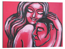 Tableau en aluminium Happy Lovers - Carmen Tyrrell