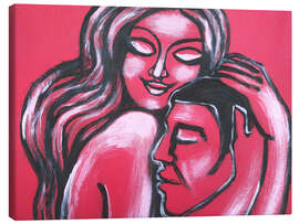 Tableau sur toile Happy Lovers - Carmen Tyrrell