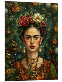 Cuadro de PVC Christmas Frida Kahlo