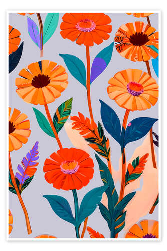Poster Marigold Celebration