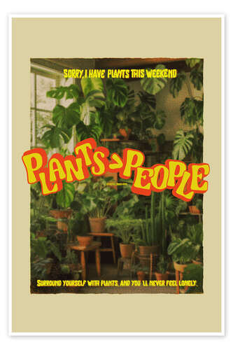 Poster Plants over People